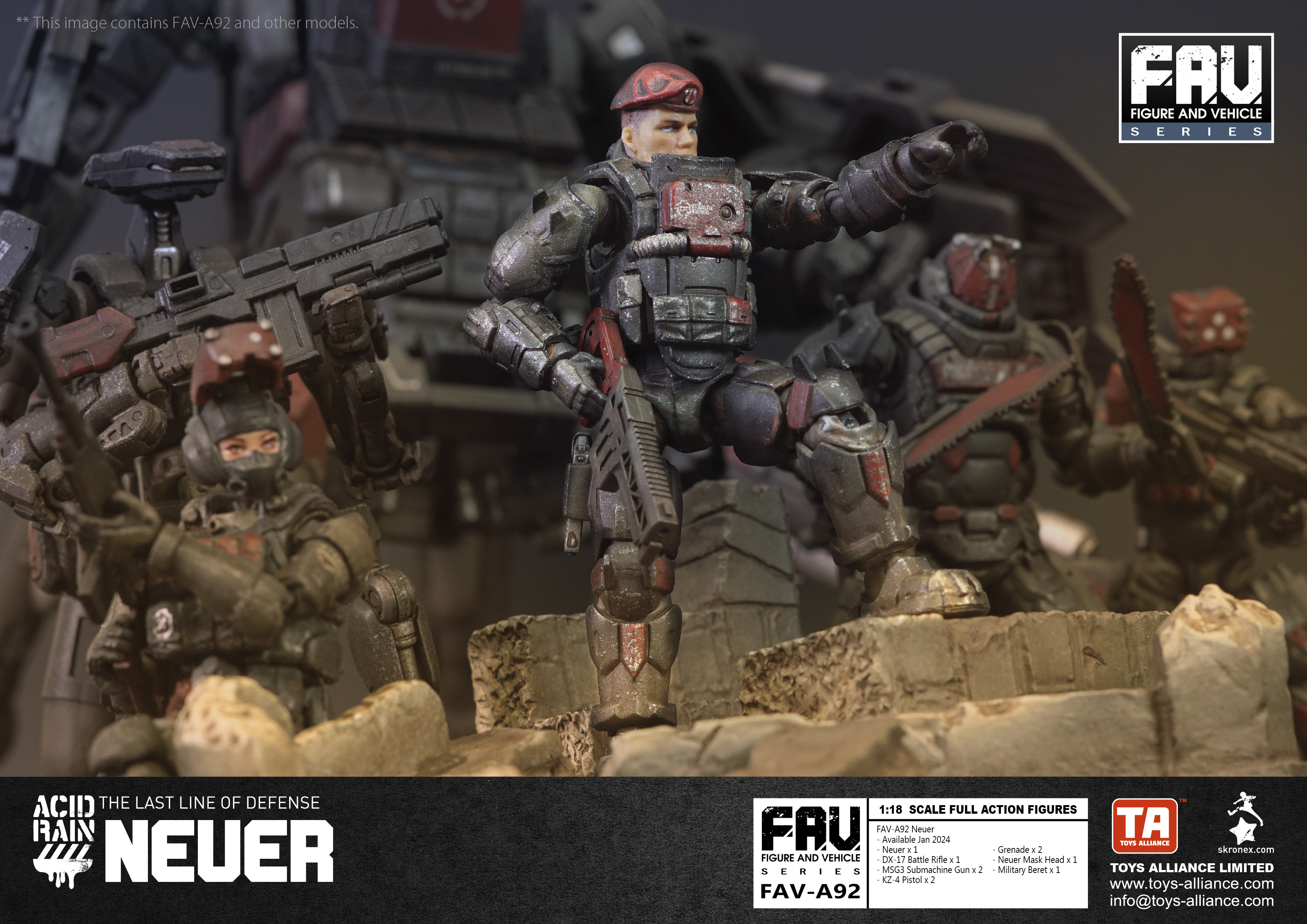 Toys Alliance : 1/18 FAV-A92 諾伊爾 酸雨戰爭