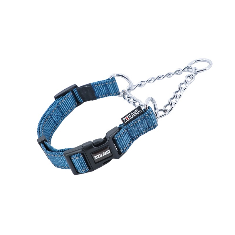 Zooland Half-Prong Training Collar Navy Blue (S/M)