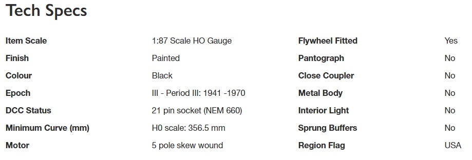 Rivarossi HR2946S HO規 "McCloud River Railroad #3" 數位音效蒸汽車