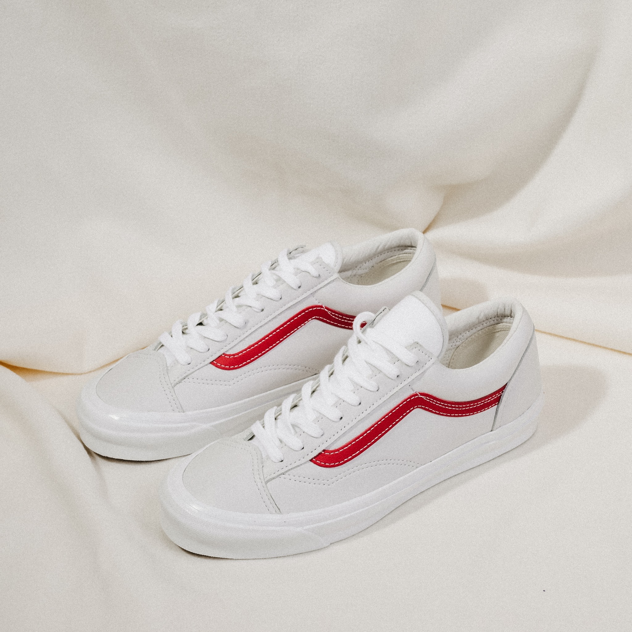 iSNEAKERS｜Vans Style36 "Marshmallow Red" 米色 紅線 GD權志龍 VN0A3DZ3OXS