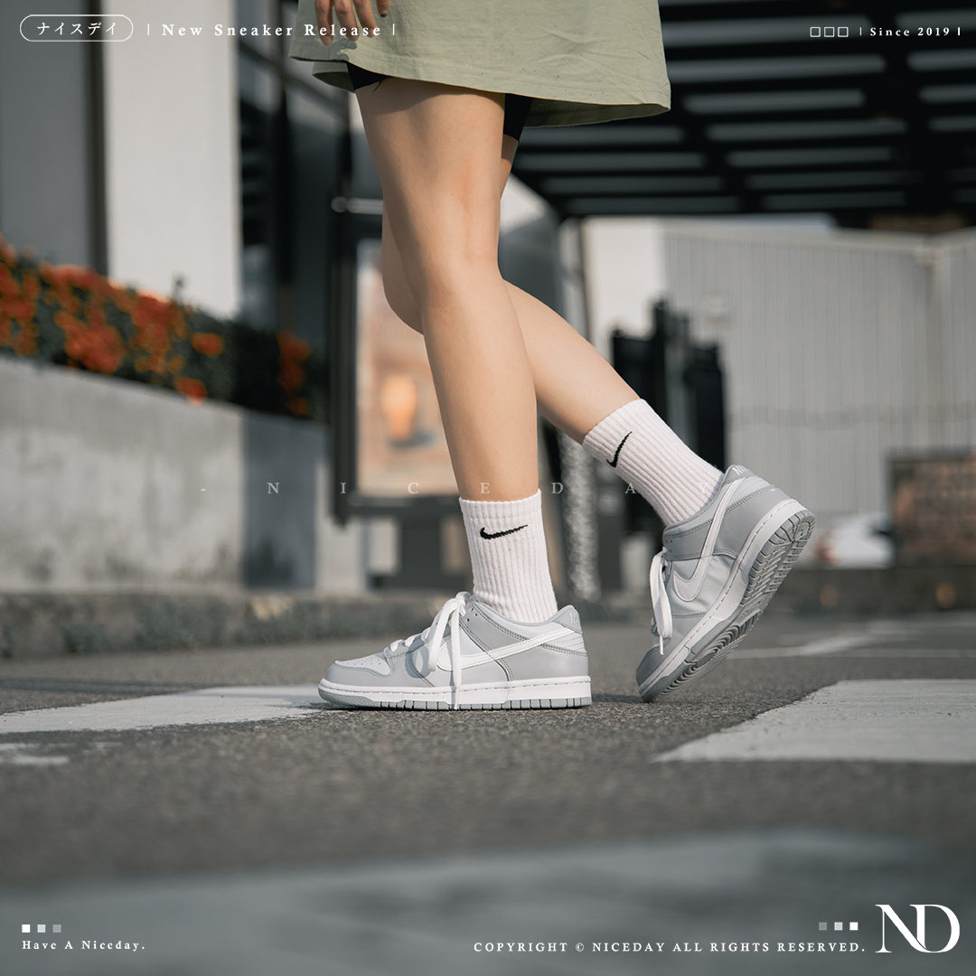 NICEDAY 部分現貨 Nike Dunk Low GS 灰白 反轉 北極熊 女款 DH9765 001
