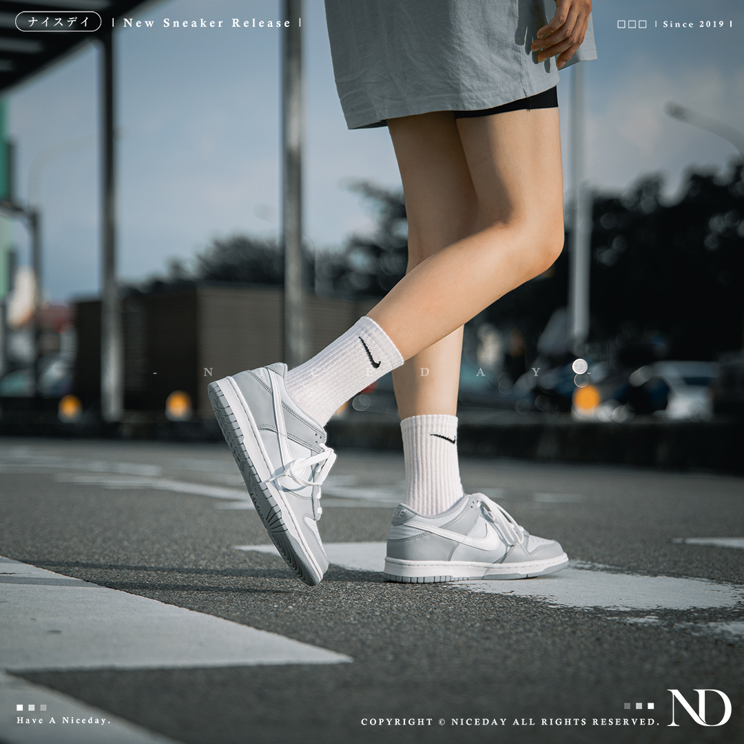 NICEDAY 部分現貨 Nike Dunk Low GS 灰白 反轉 北極熊 女款 DH9765 001