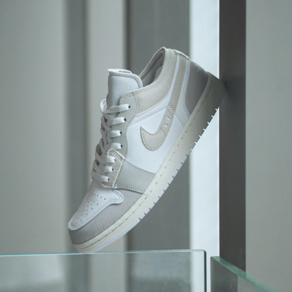Nike Air Jordan 1 Low SE Craft 縫線米白灰 DN1635-002