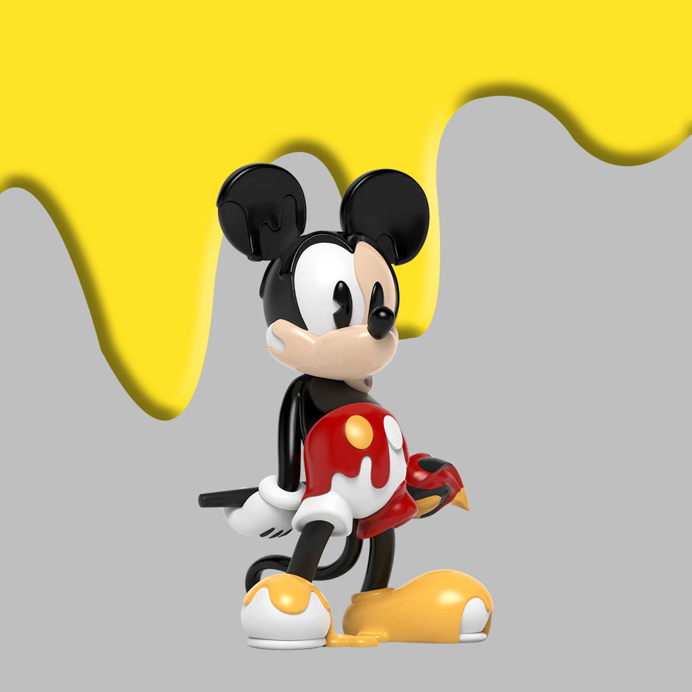 MIGHTY JAXX : MICKEY MOUSE TRANSFORMATION (DISNEY 100) 顏料米奇 迪士尼100週年