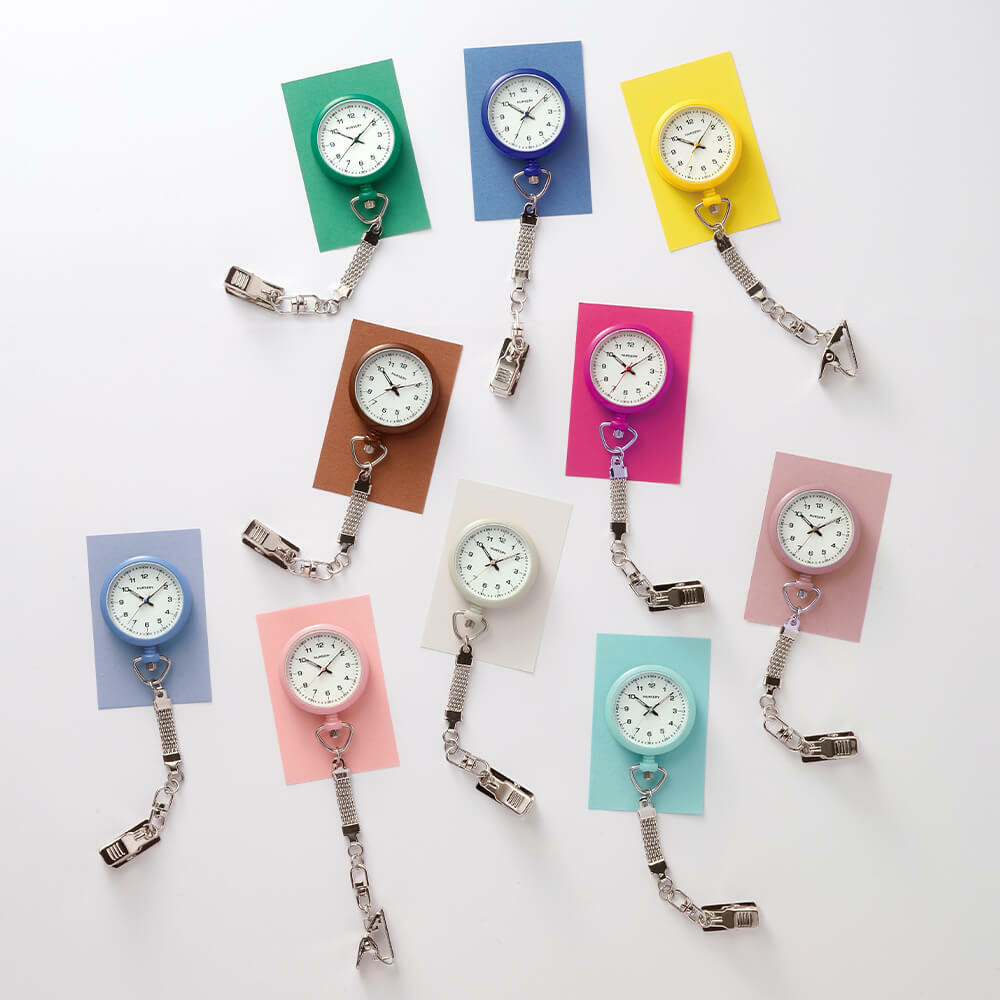 [預購] 彩色防水護士錶