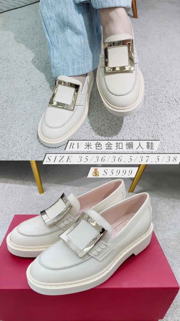 RV 方扣平底鞋 -M