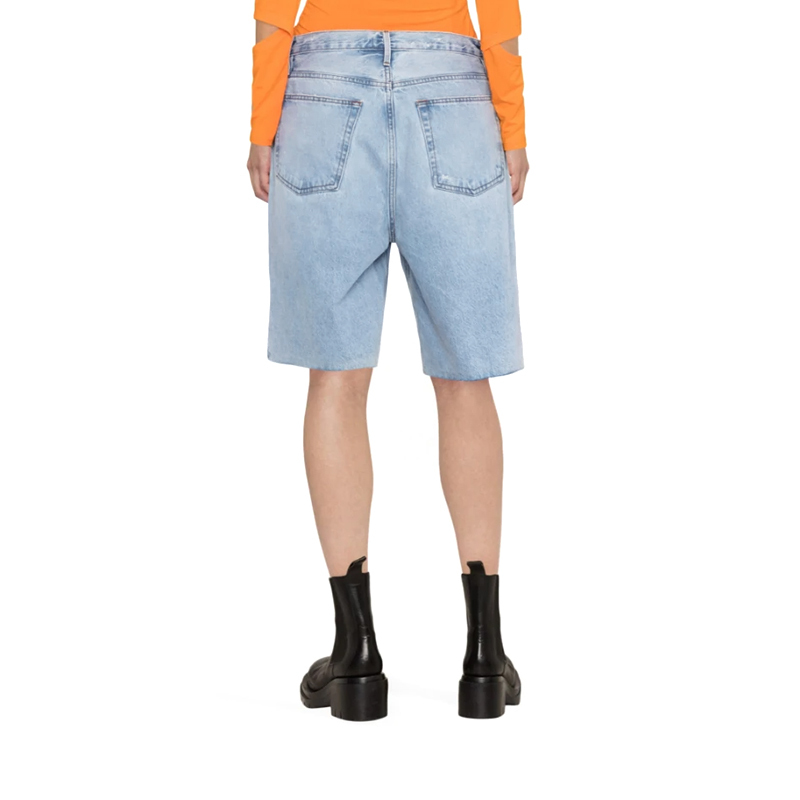 FRAME 高腰牛仔短褲 -T