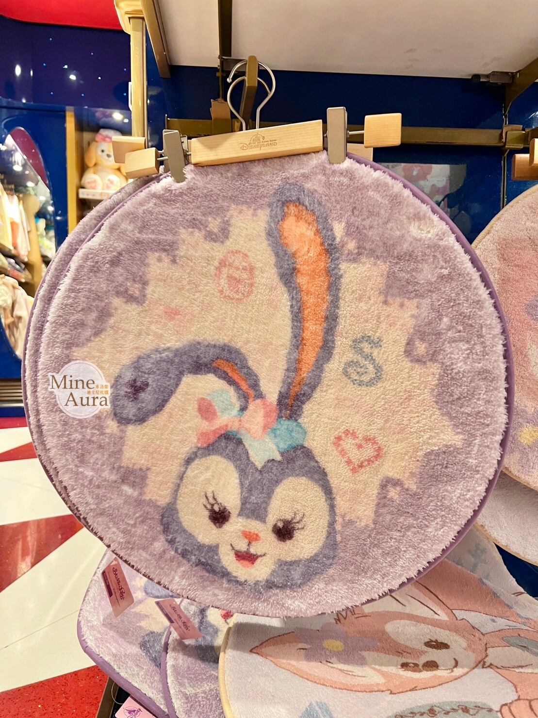 史黛拉露 星黛露 StellaLou 大頭 圖案 圓形 地墊 -香港迪士尼樂園