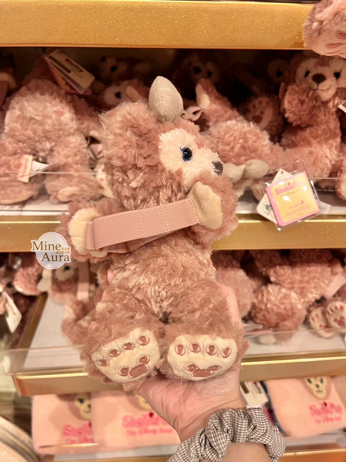 (現貨) 雪莉玫 ShellieMay 抱抱 絨毛 造型 窗簾束帶 窗簾綁帶 -香港迪士尼樂園