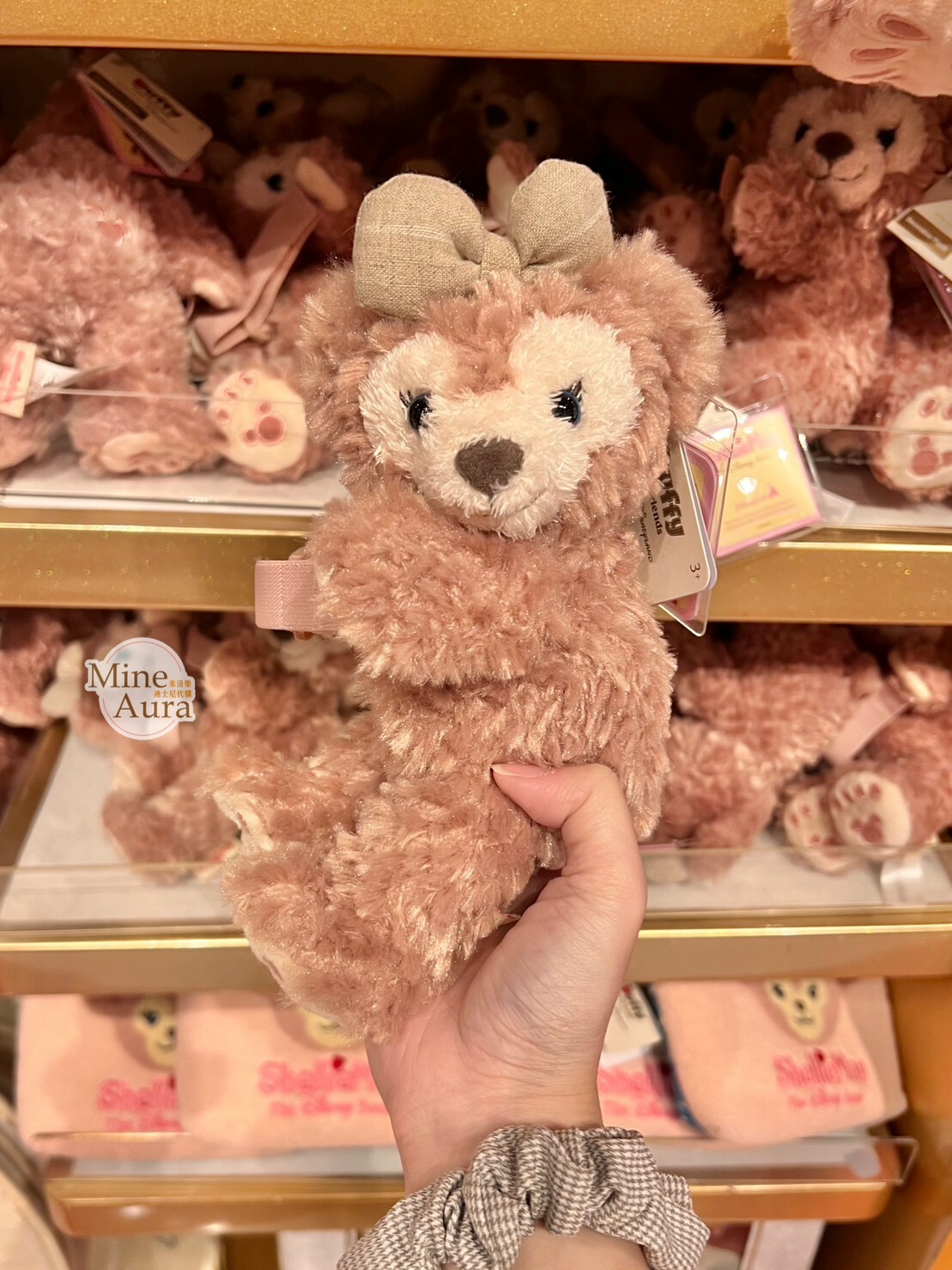 (現貨) 雪莉玫 ShellieMay 抱抱 絨毛 造型 窗簾束帶 窗簾綁帶 -香港迪士尼樂園