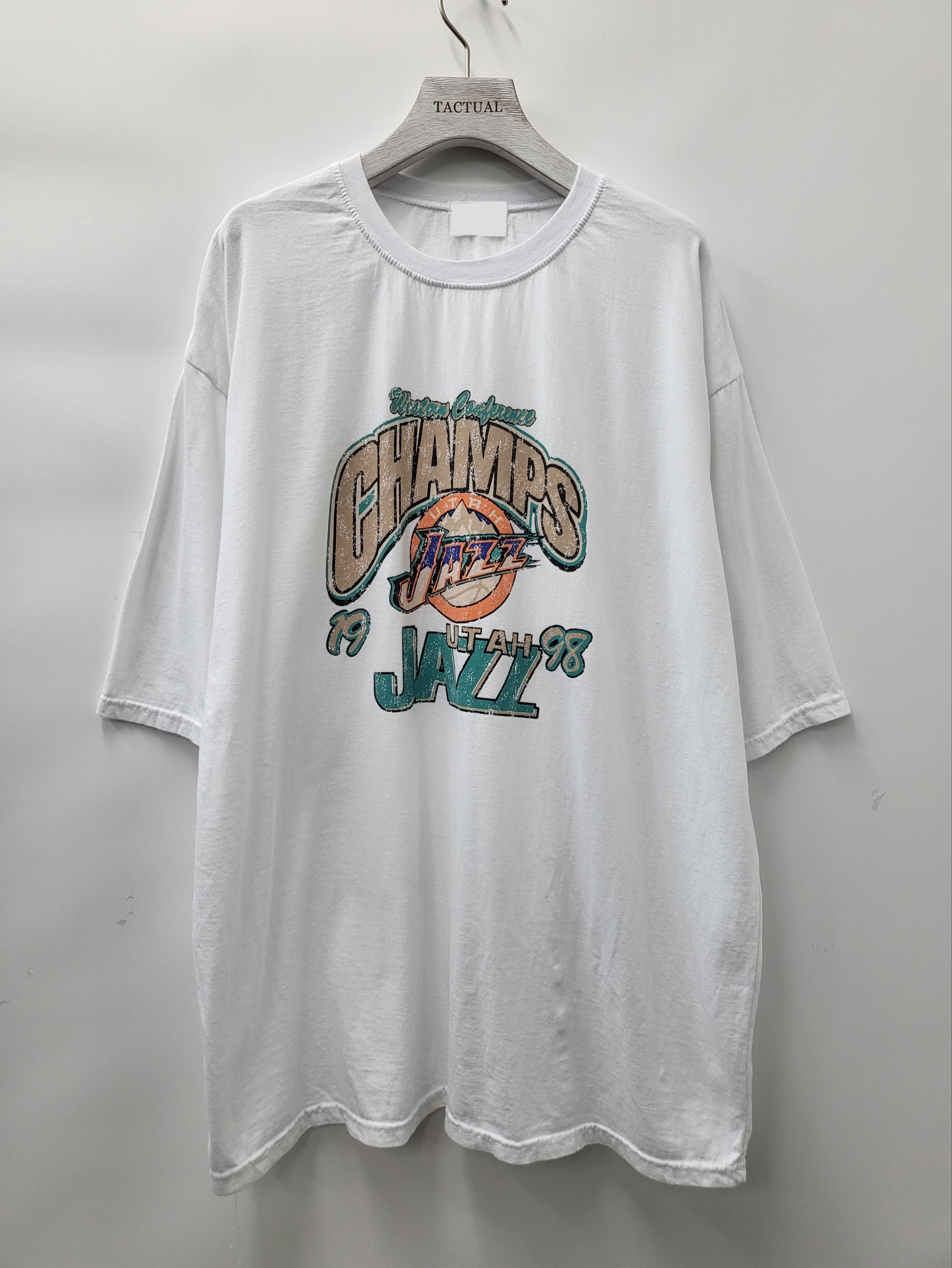 洗水英文字圖案短袖Tee T5032