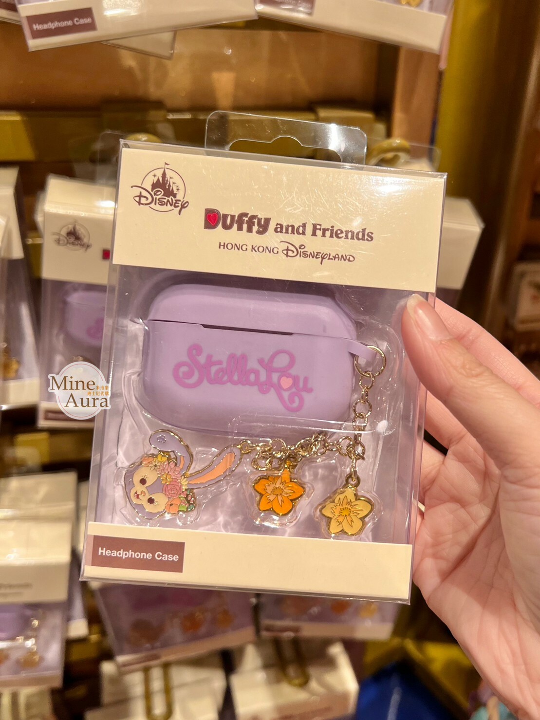 史黛拉露 星黛露 StellaLou 花花墜飾 apple AirPods Pro 耳機保護套 -香港迪士尼樂園