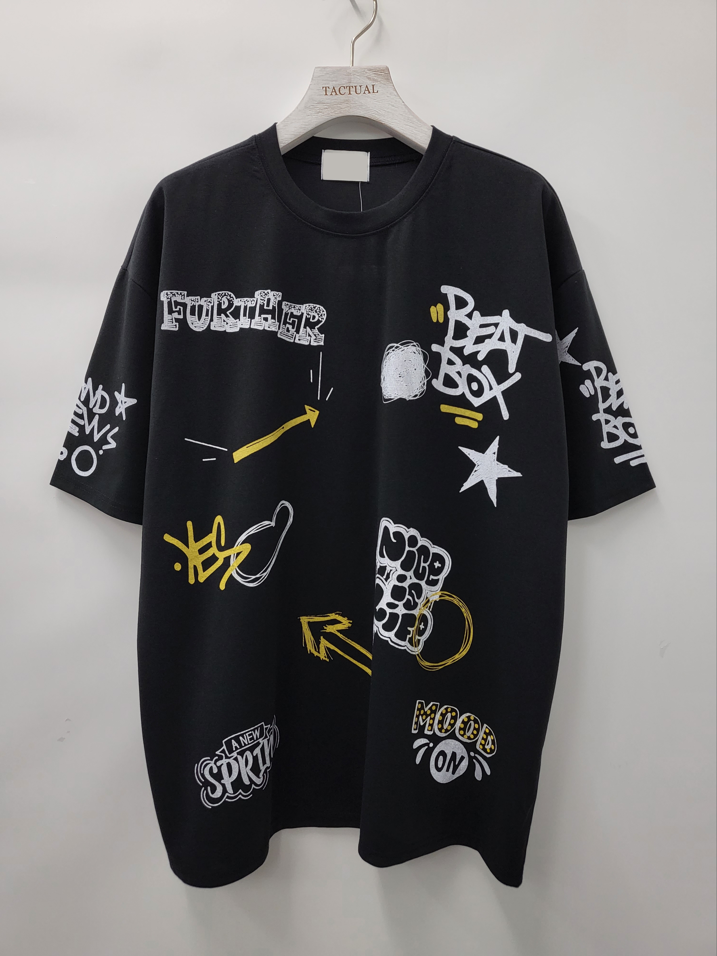 英文字圖案短袖Tee T5026