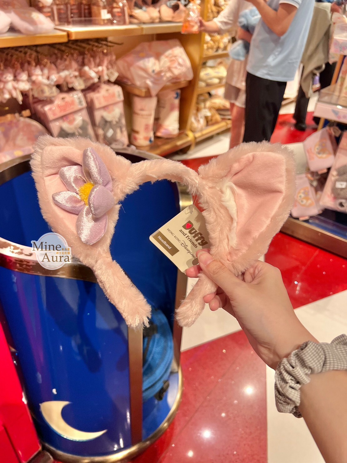 (現貨) 玲娜貝兒 Lina bell 立體耳朵 絨毛 造型 髮圈 髮箍 -香港迪士尼樂園