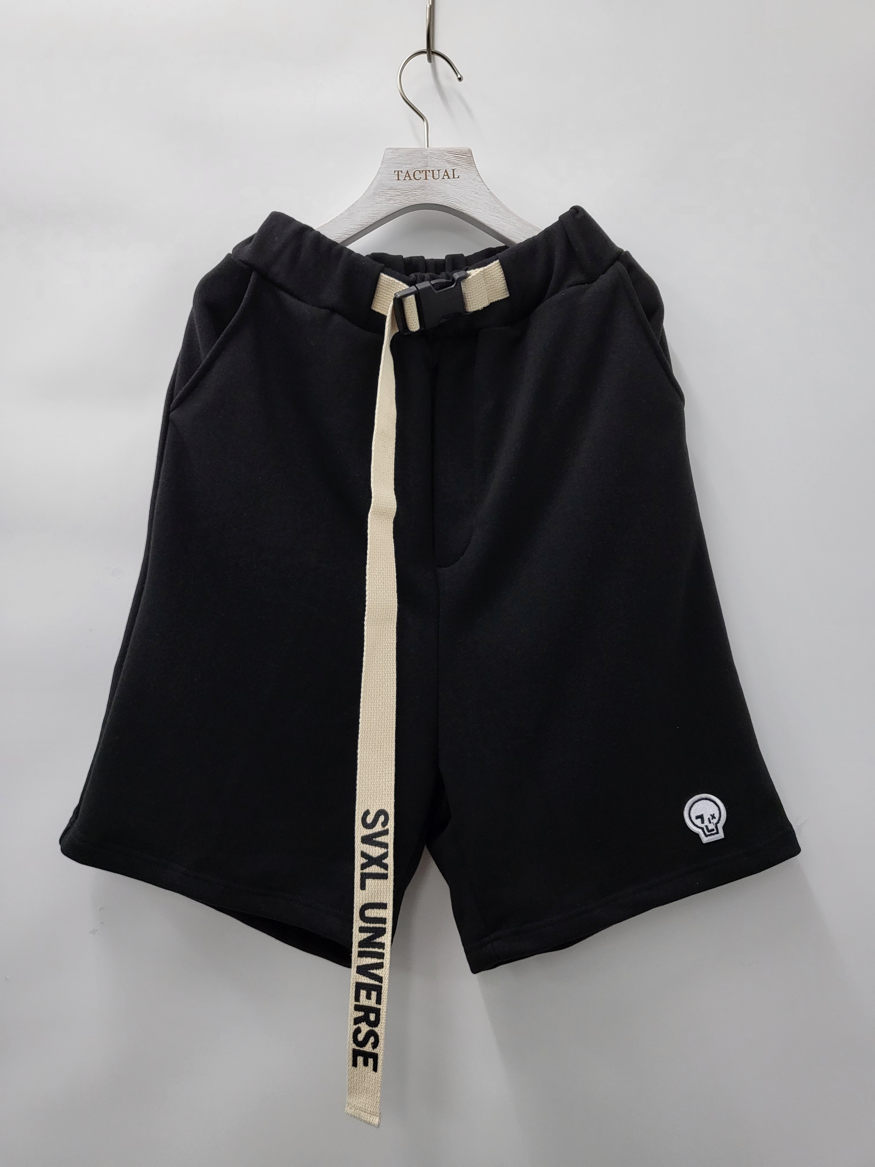 索帶棉質骷髏頭圖案短褲 P2468