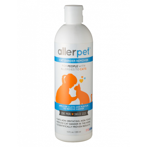 艾露沛 - Allerpet 美國艾露沛 [人寵抗敏] 淨屑理膚水355ml＋專用手套一隻