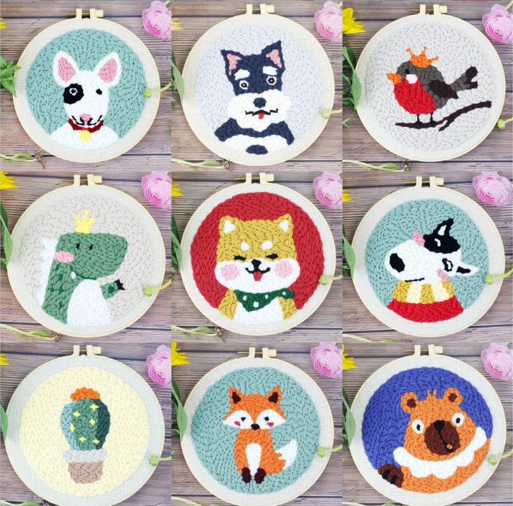 戳戳繡DIY手工材料包(不含戳筆) P2144