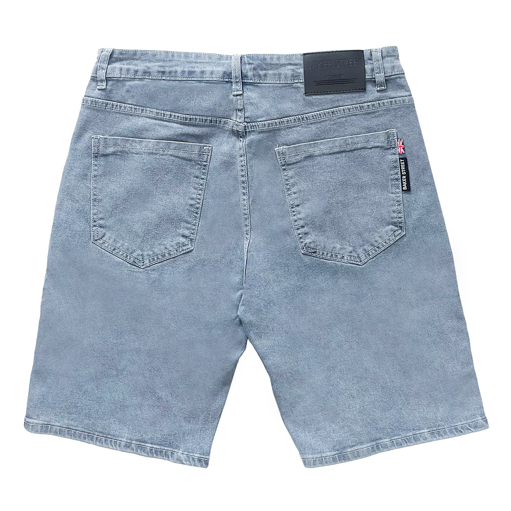 Yeah刺繡牛仔短褲