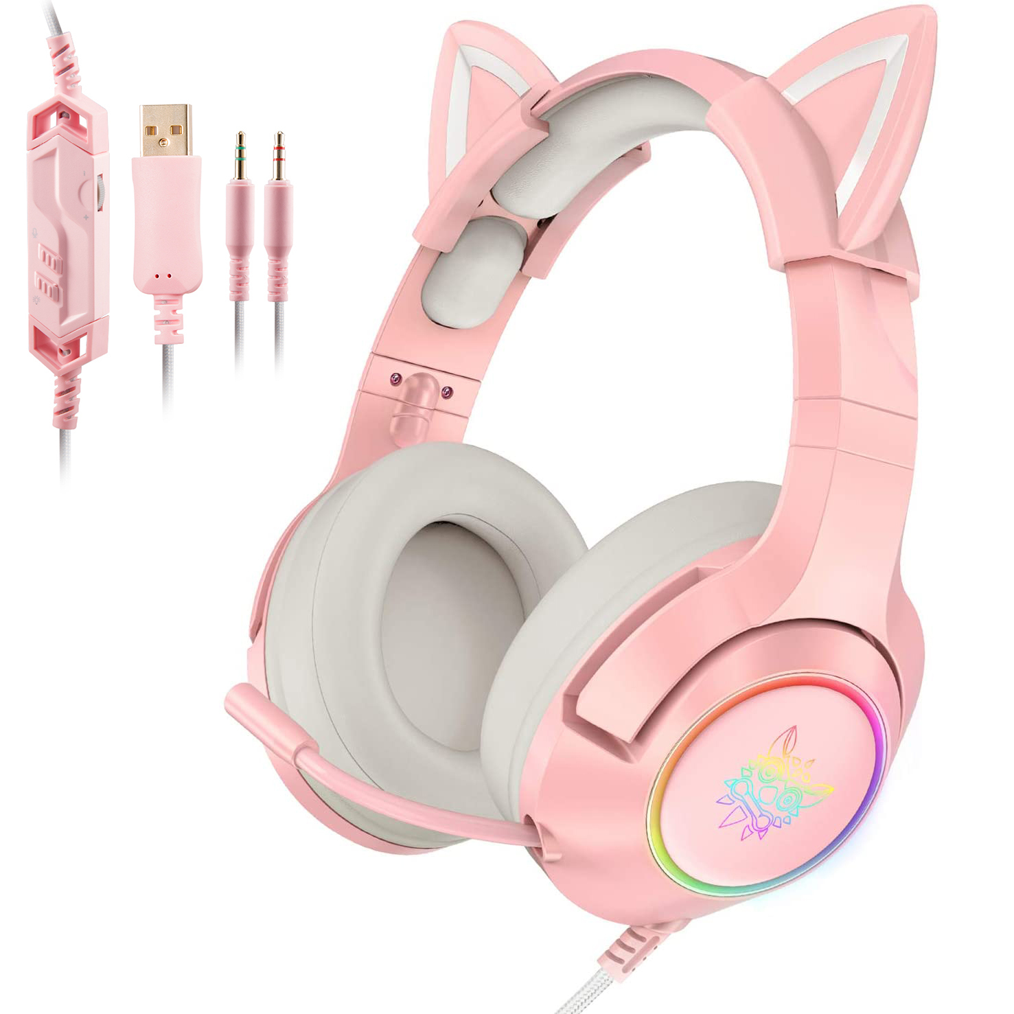 Onikuma K9-USB71-PK  真7.1ch Effect 電競耳機