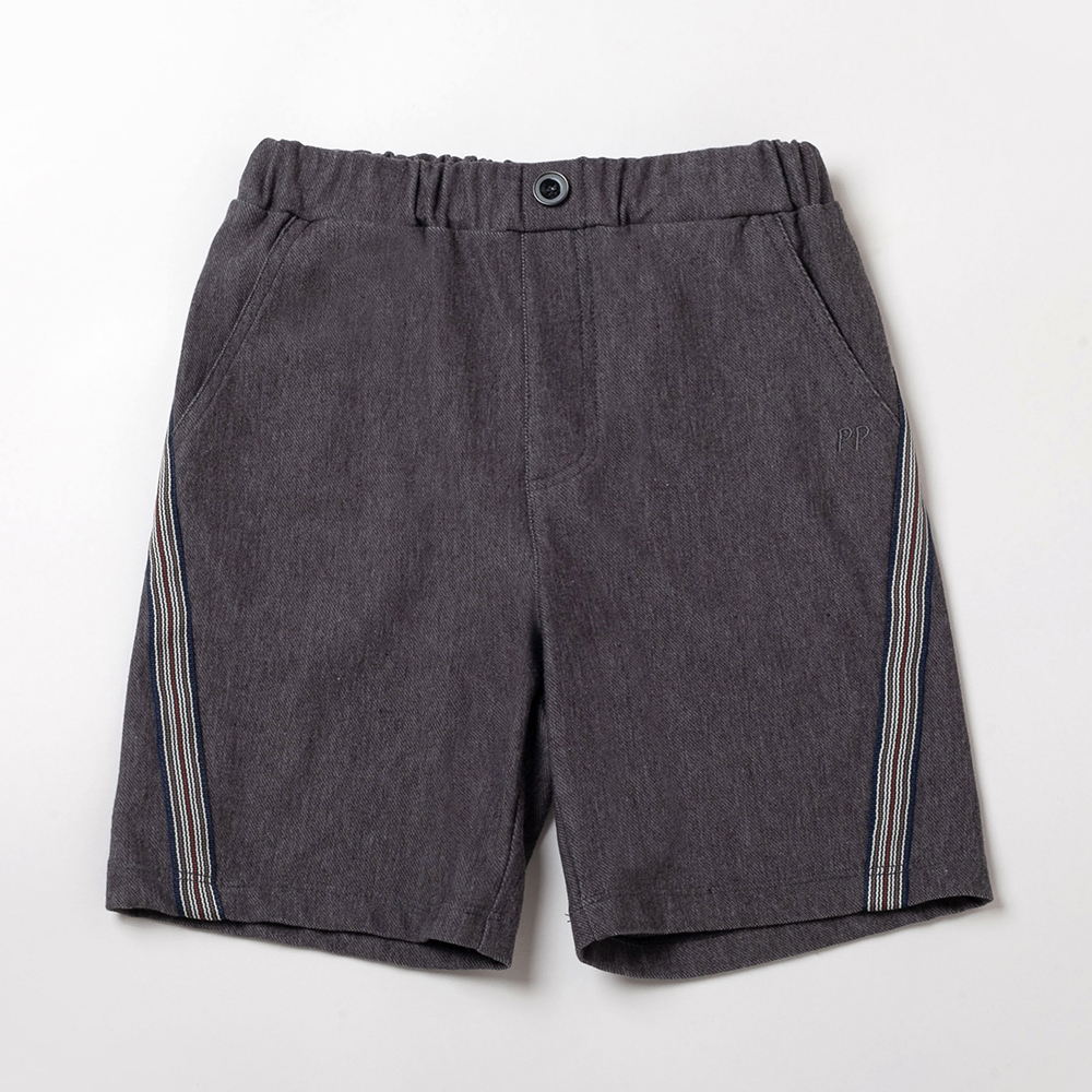 PIPPY休閒彈力短褲 鐵灰