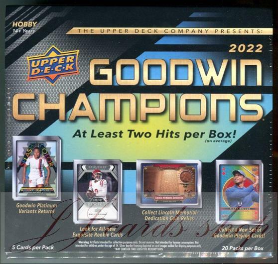 2022 Upper Deck UD Goodwin Champions 古德溫冠軍系列綜合收藏卡卡