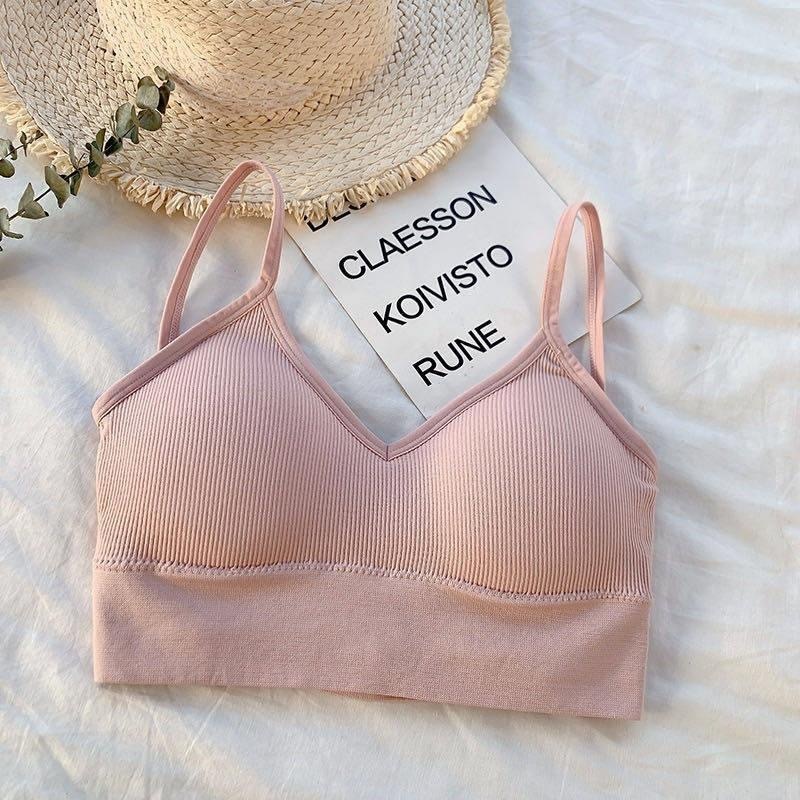 LYS - 性感大Ｕ型交叉美背螺紋素色背心（九色）