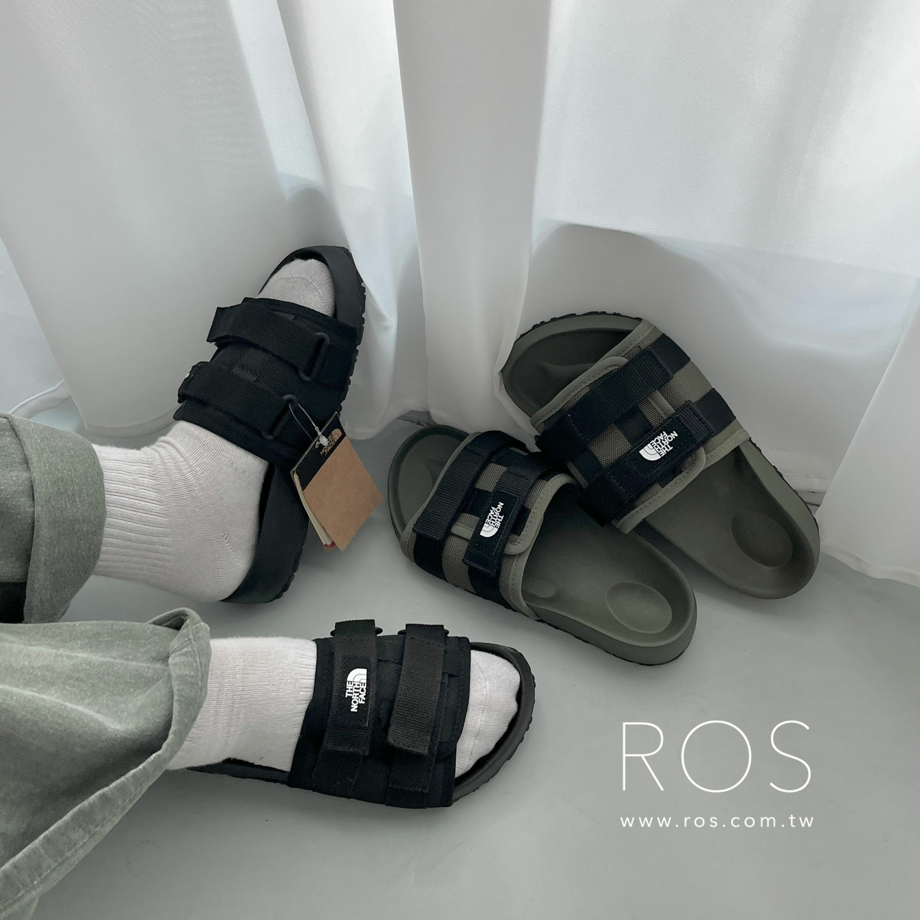 The North Face 魔鬼氈拖鞋