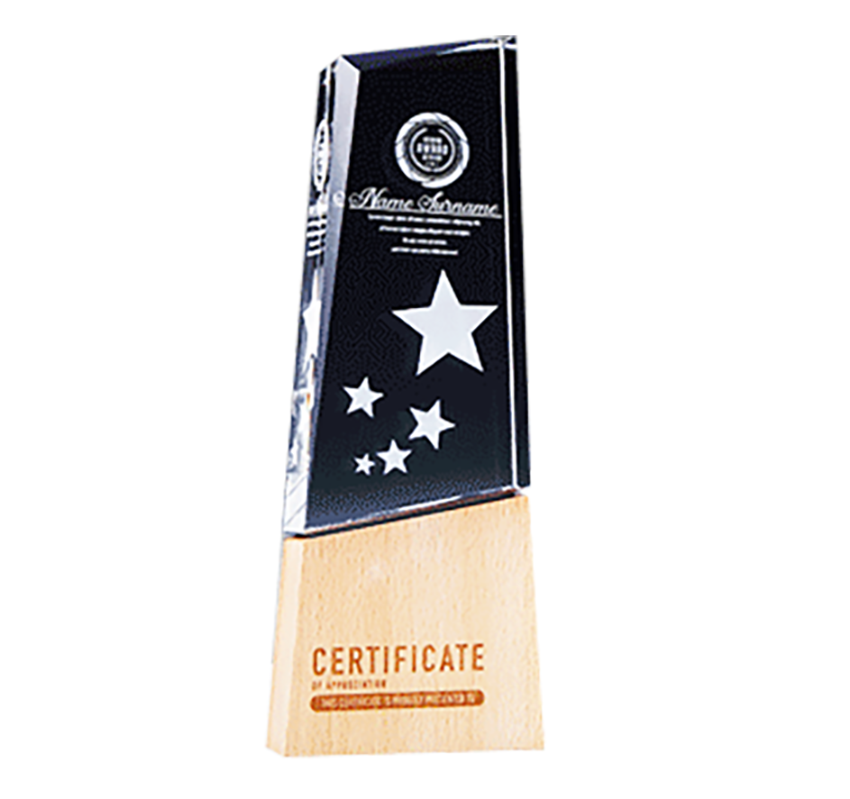 破盤價 LMA-21 榮譽水晶獎座 升級送激光刻字 LMA-21