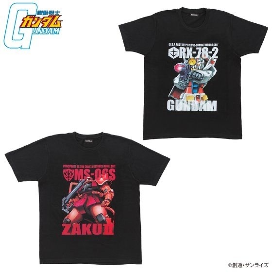 218892 Pbandai 預訂2024/11月 機動戦士ガンダム フルカラーTシャツ