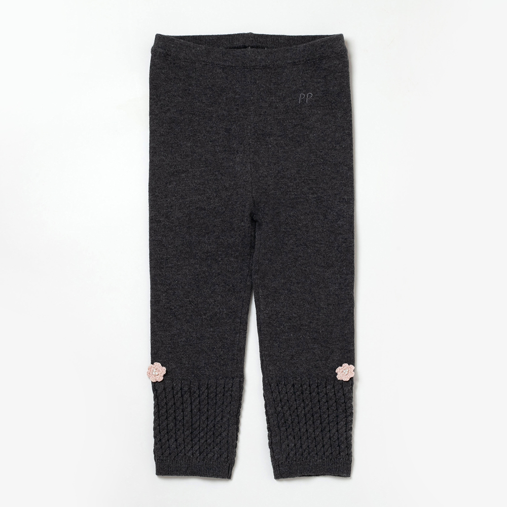 PIPPY百搭彈性暖暖內搭褲 深灰