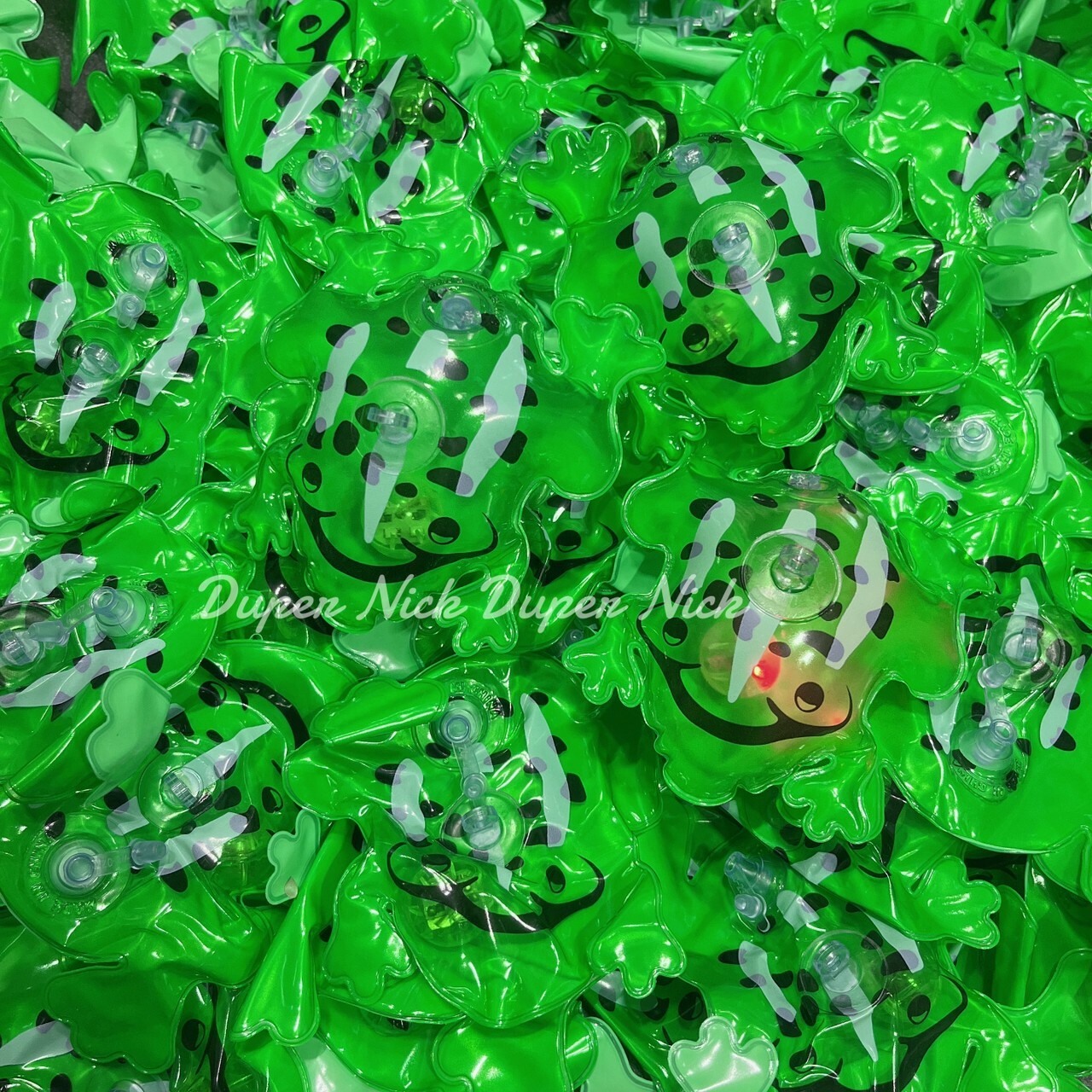 迷你版 會發光的青蛙氣球