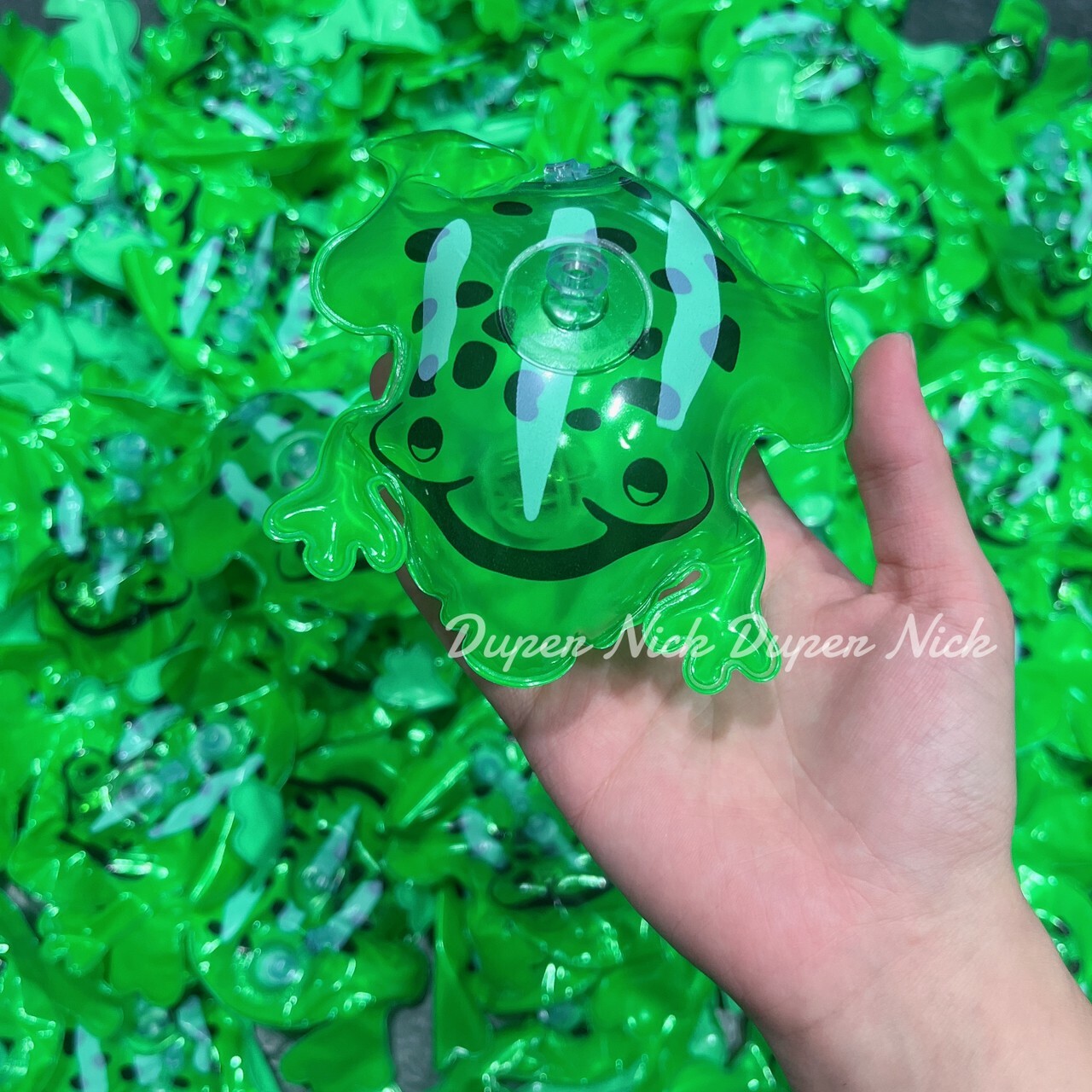 迷你版 會發光的青蛙氣球