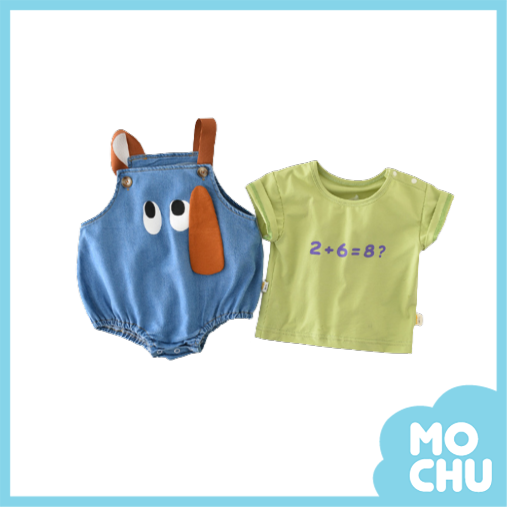 無辜大眼小狗包屁吊帶褲