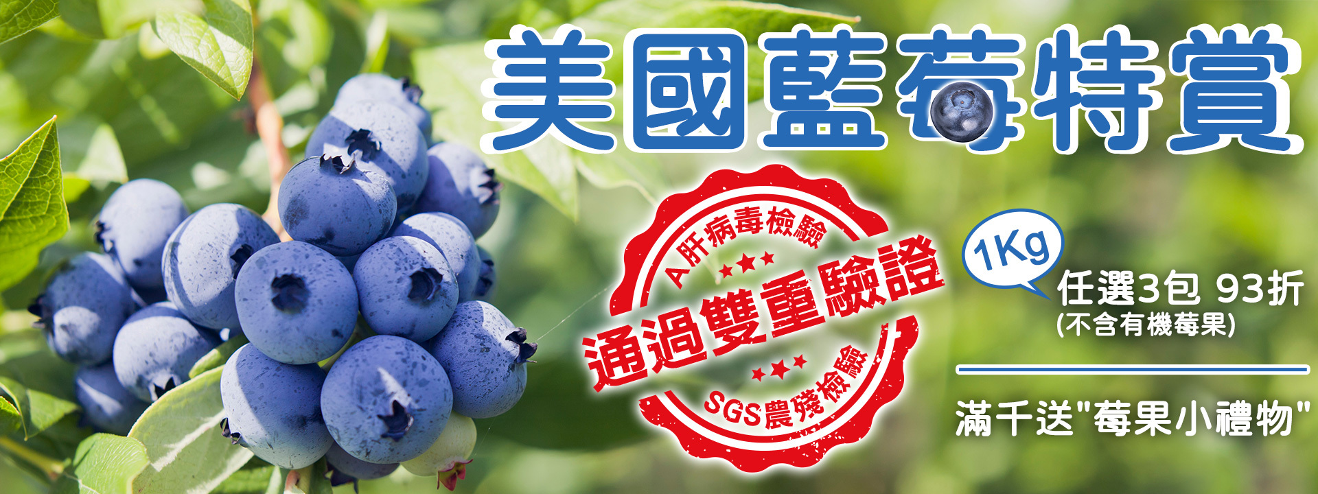 【美國藍莓特賞】通過雙重認證 安心吃莓問題  ∣ 天時莓果