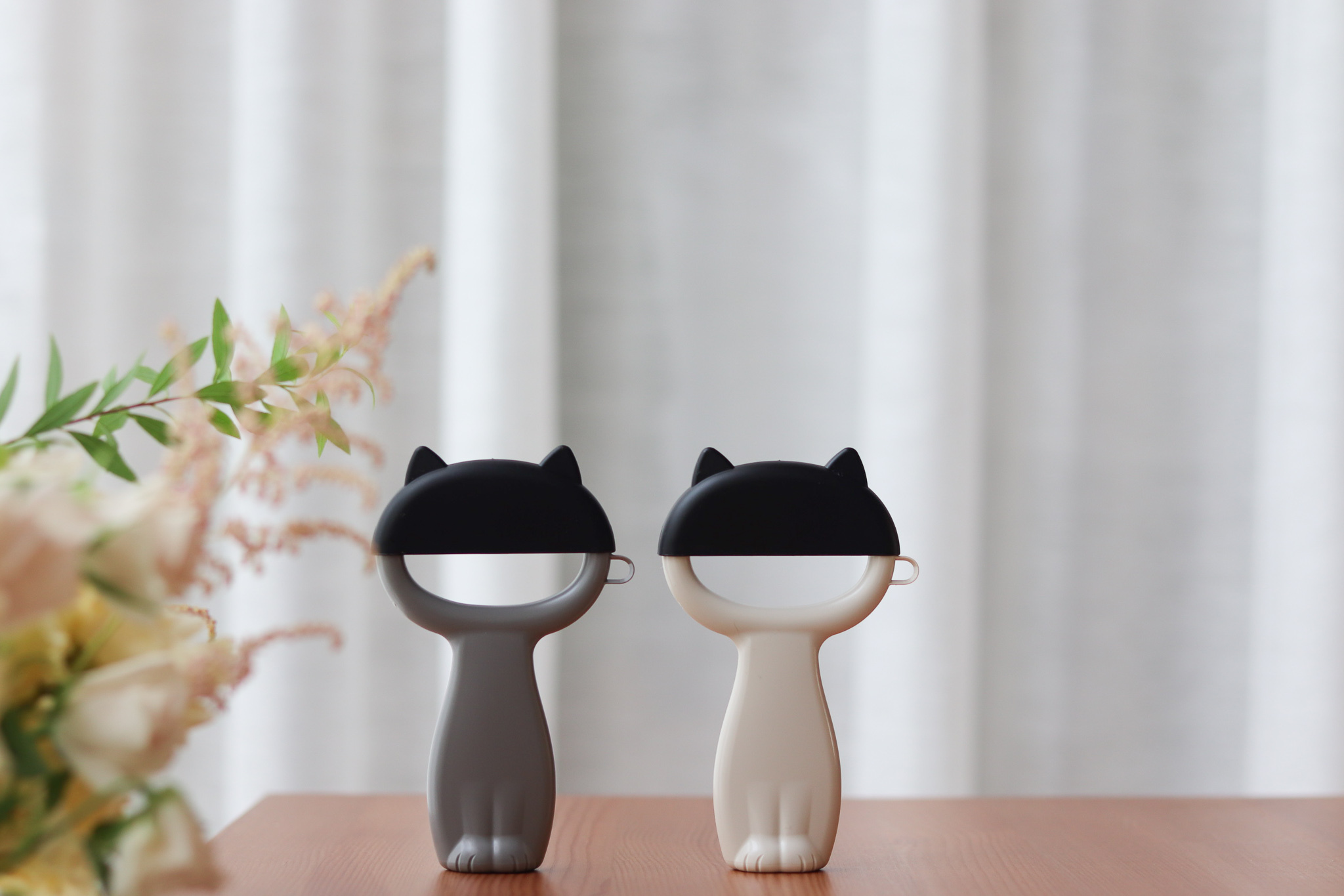 日本 貝印 Nyammy 貓咪造型 附蓋 2way削皮刀