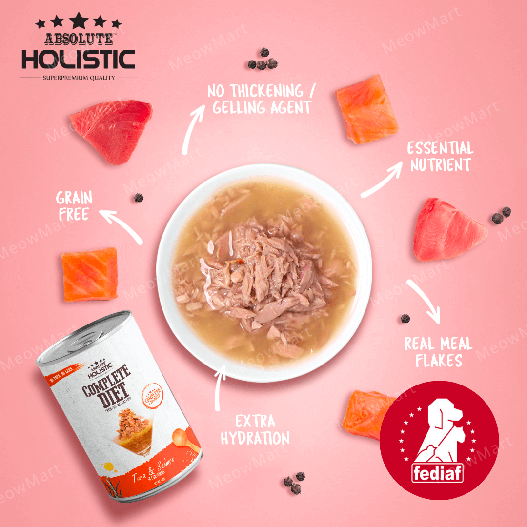 Absolute Holistic 頂級鮮肉濃湯主食罐 (吞拿魚+三文魚) 150g