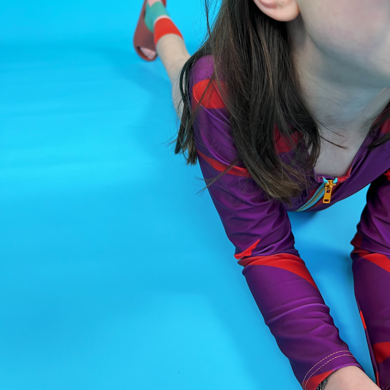 星芒 crazy stars | 海廢再生 抗UV兒童防曬泳衣 - 長袖連身