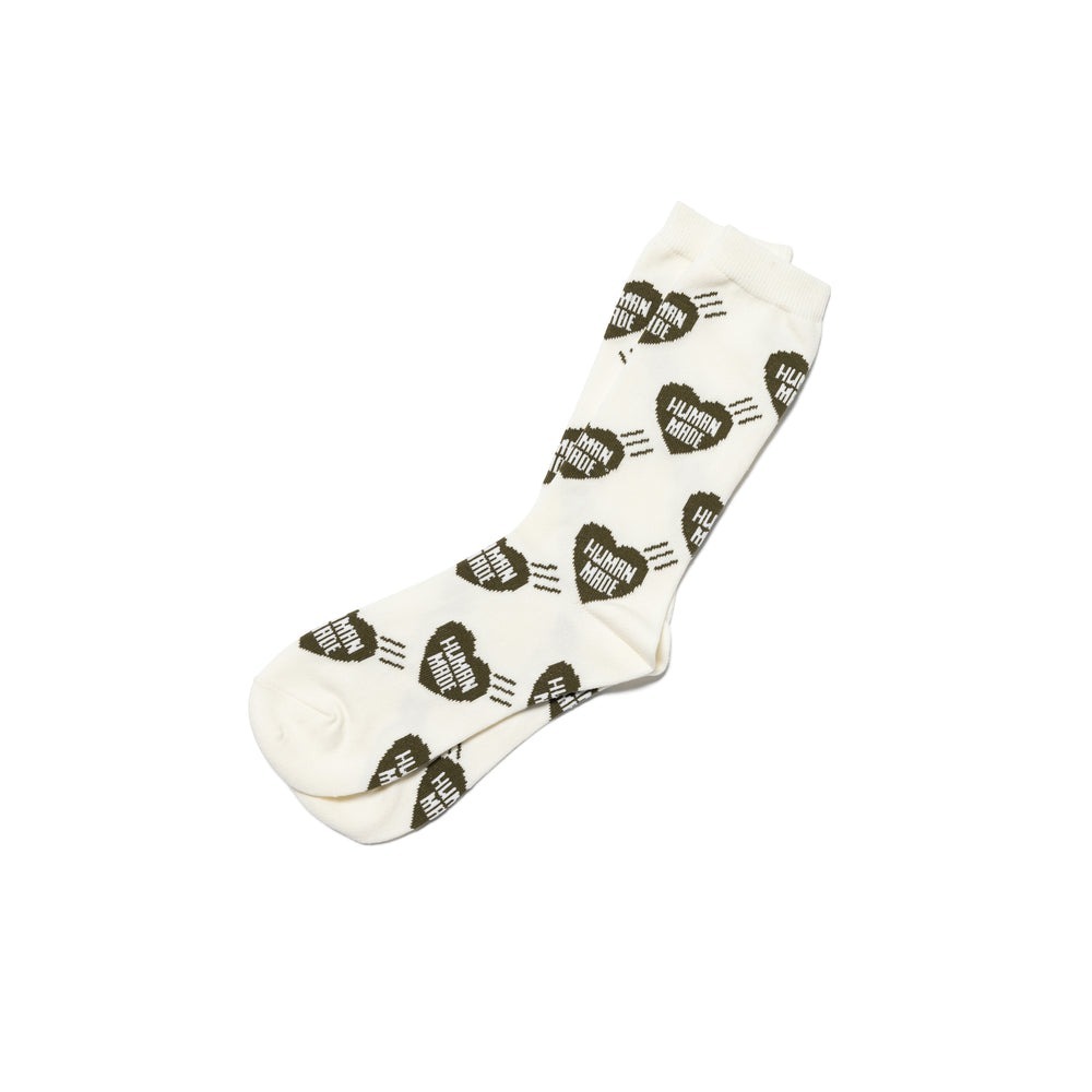 現貨┃日本製 HUMAN MADE HEART PATTERN SOCKS 愛心 襪子 長襪