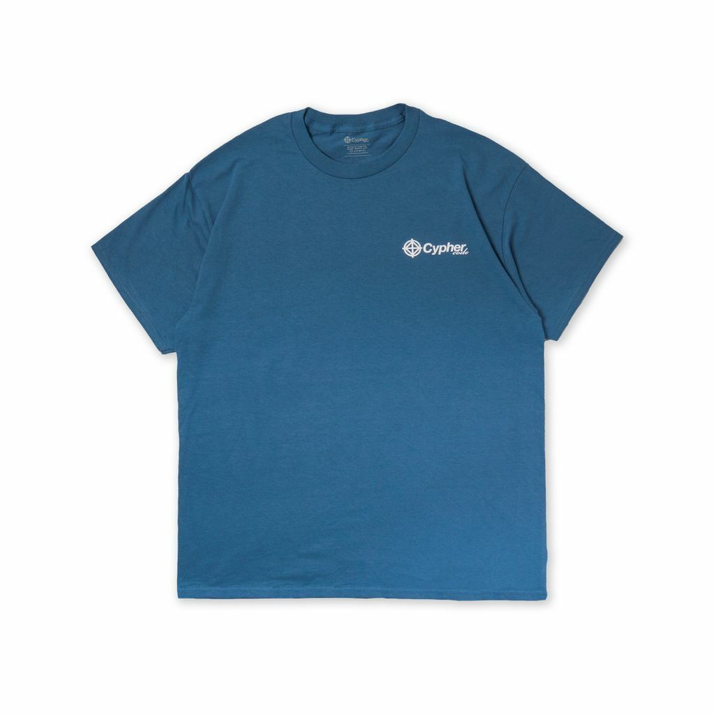 Cyphercode Elements Logo Tee 藍色