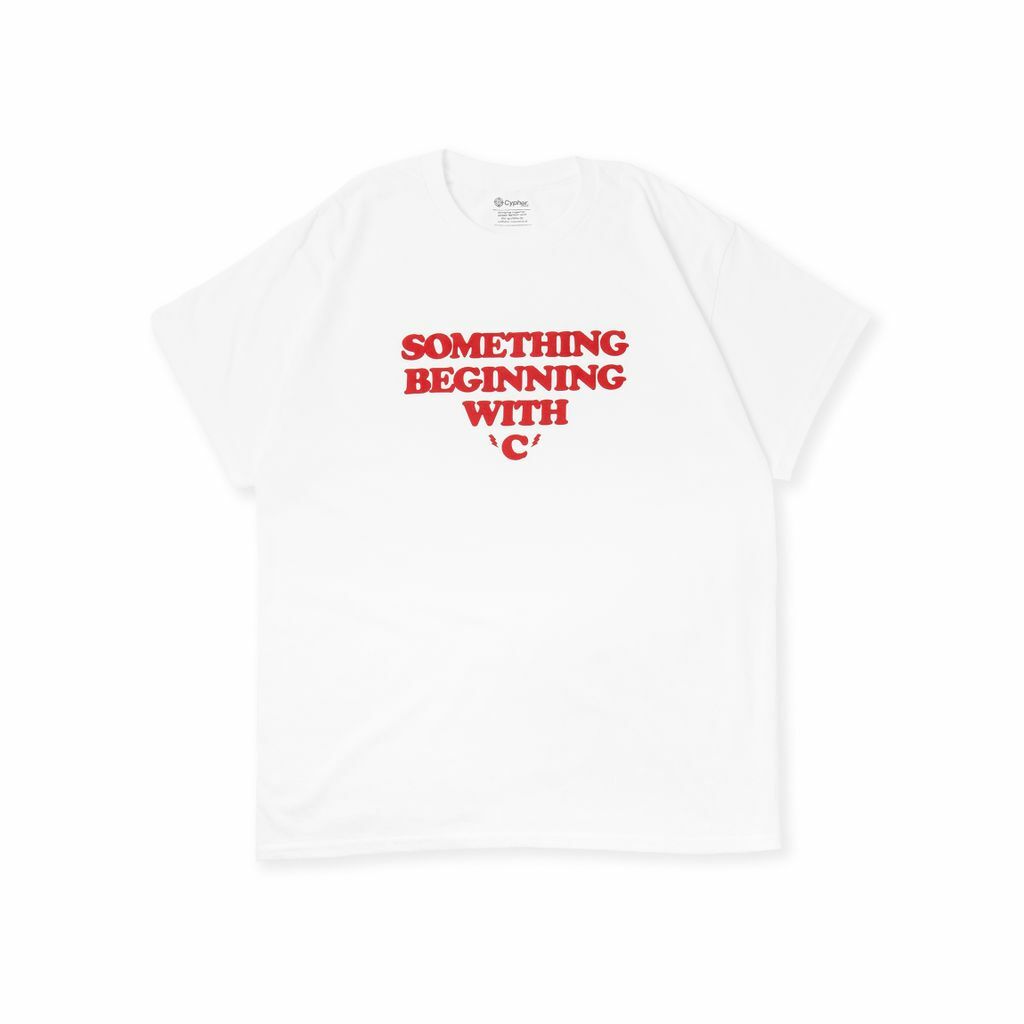 Cyphercode Something Beginning Tee 白色