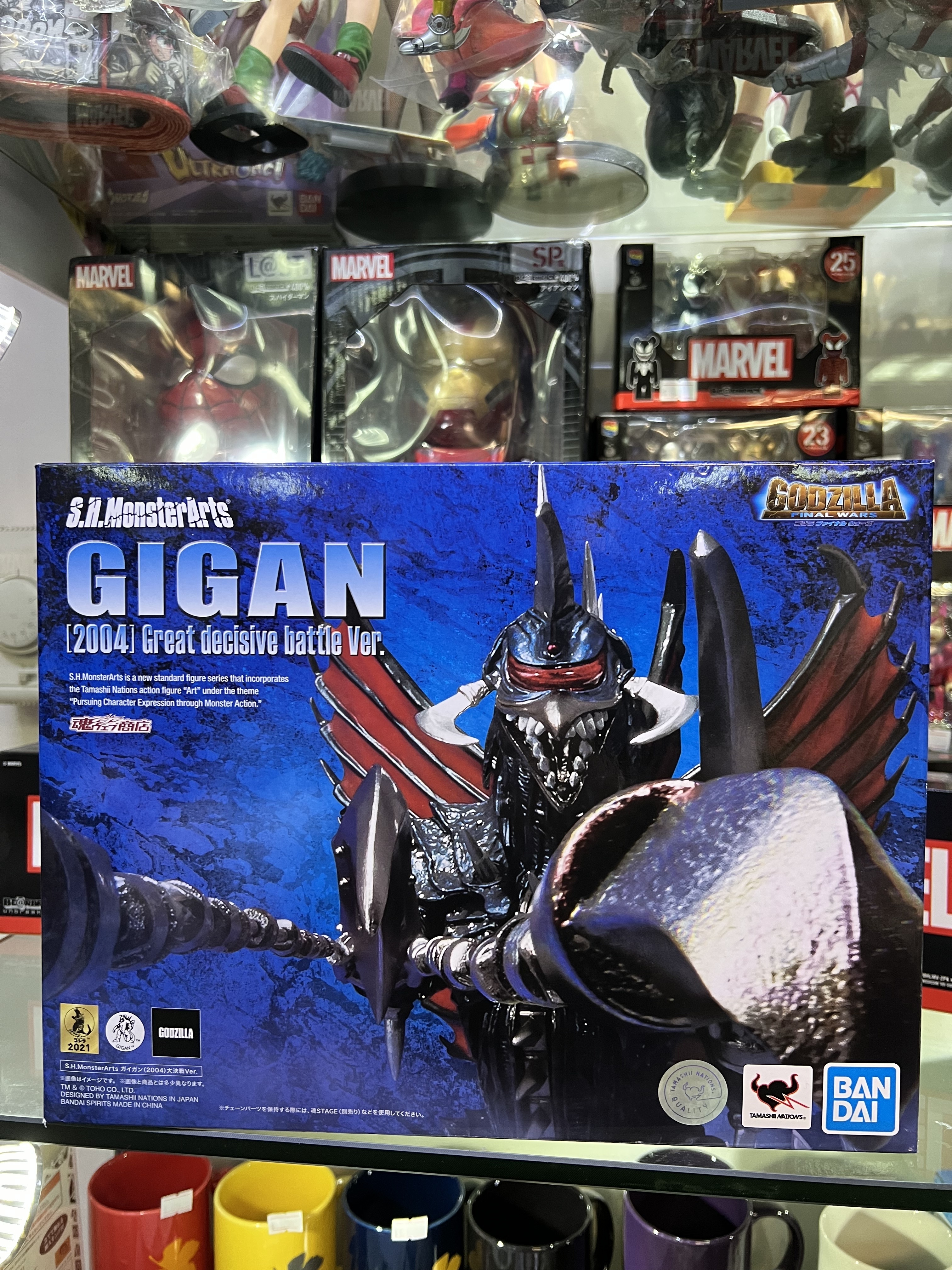 S.H.MonsterArts Godzilla GIGAN (2004) Great decisive battle Ver SHMA 哥斯拉 蓋剛 (2004) 大決戰 VER