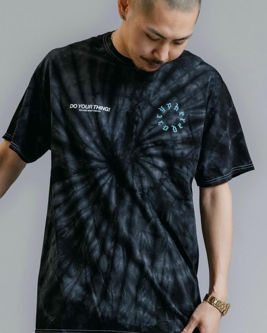 Cyphercode Do Your Things Tiedye Tee 黑色