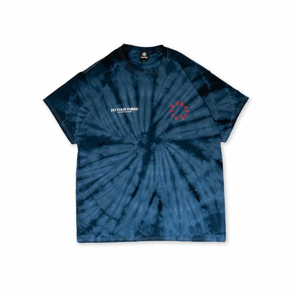 Cyphercode Do Your Things Tiedye Tee 藍色