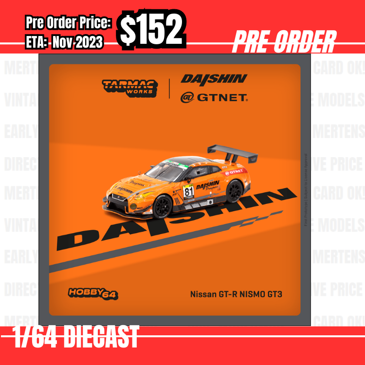 PO-$152 * Tarmac * 1:64 Nissan GT-R NISMO GT3 Super Taikyu Series 2021 Fuji 24 hours 2021 Winner GTNET Motor Sports [29/06]