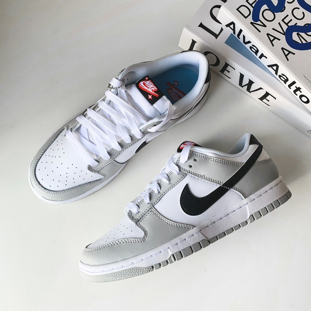 Nike Dunk Low LOTTERY 樂透彩票 白灰 煙灰 低筒休閒鞋 男鞋 DR9654-001