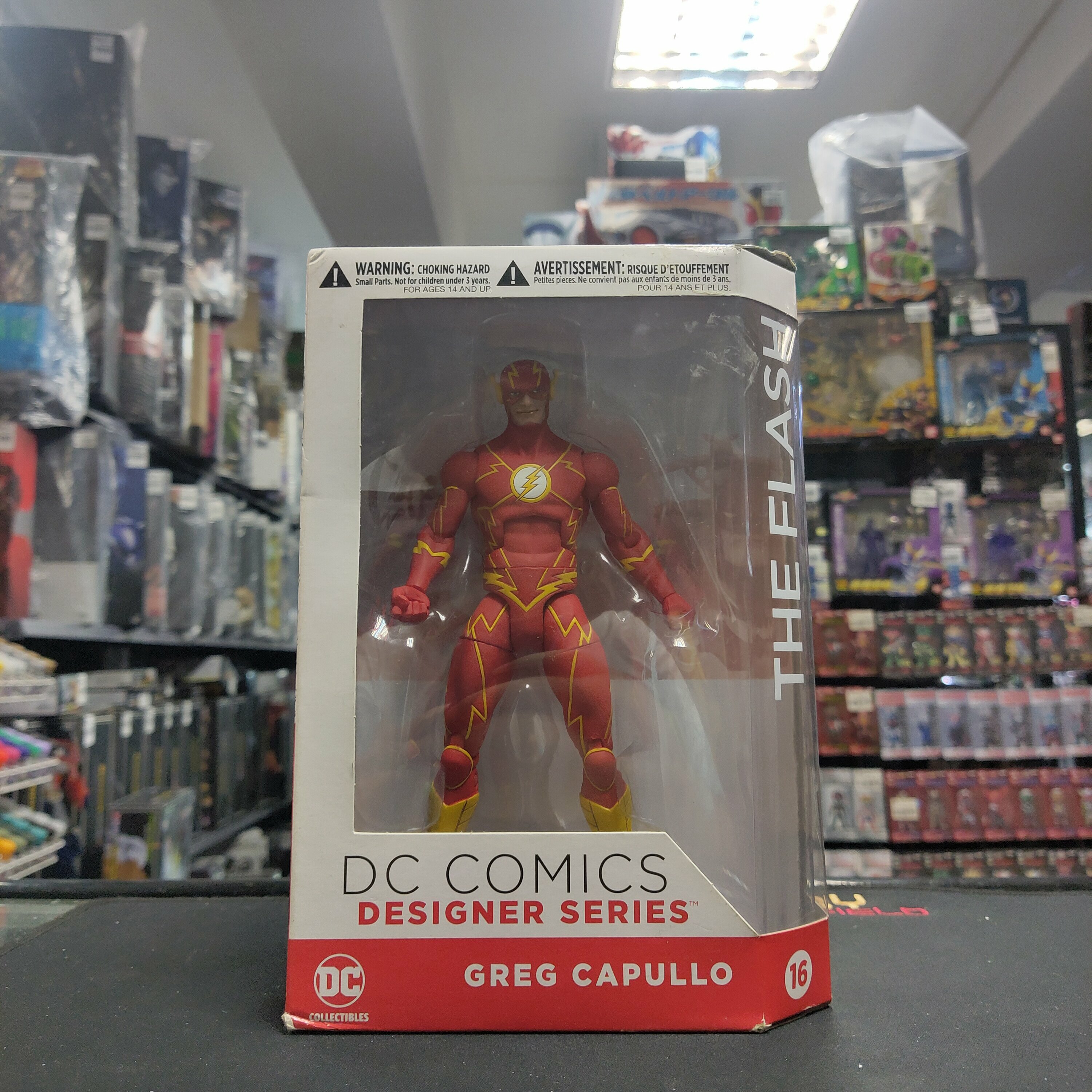 寄賣 其它 DC Collectibles DC Comics Designer Series Greg Capullo - The Flash Action Figure
