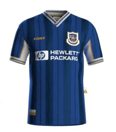 1997 Pony Tottenham Hotspur Retro Away Shirt - Blue