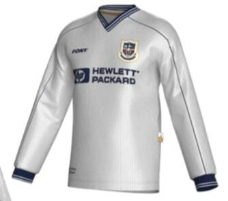 1997 Pony Tottenham Hotspur Retro Home L/S Shirt