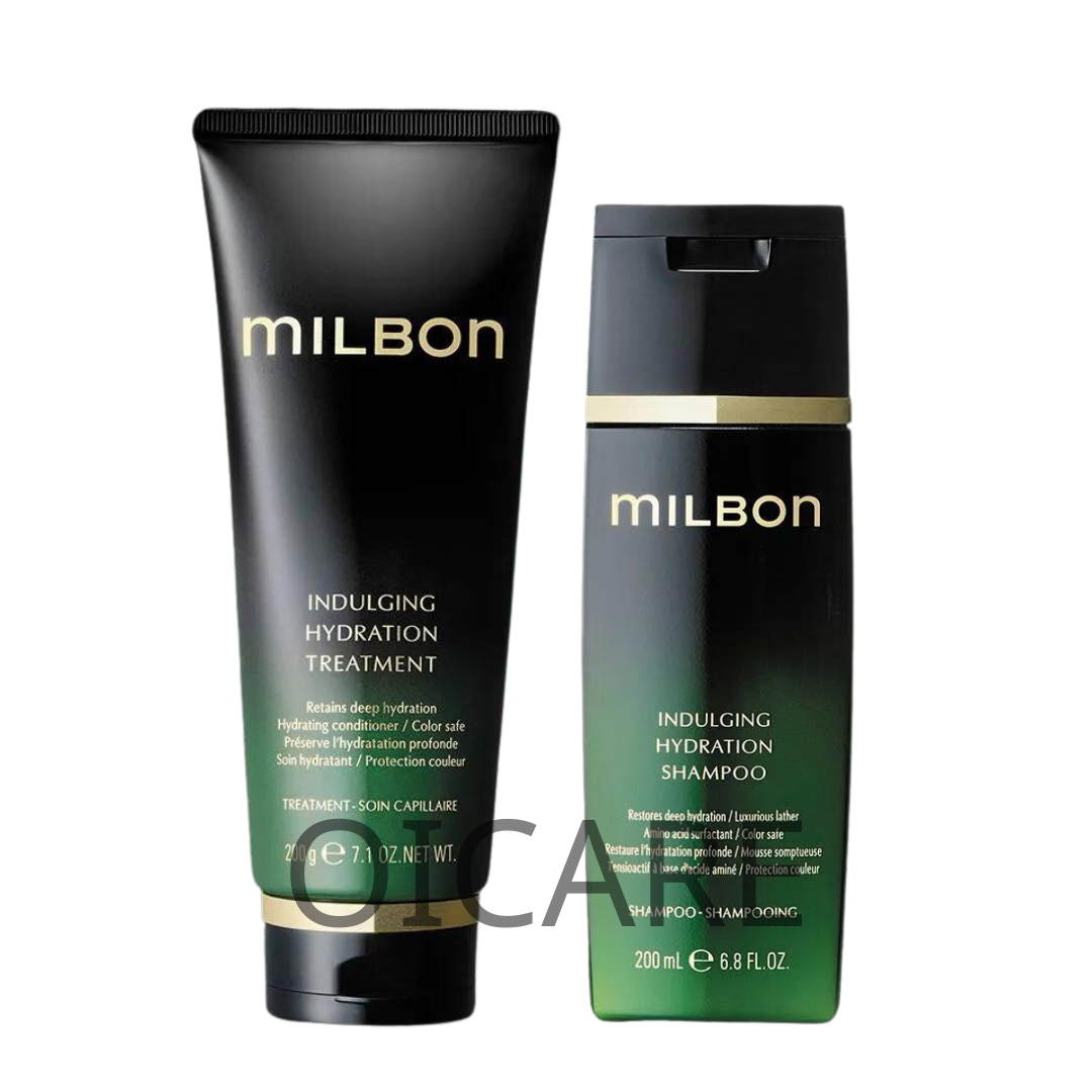 Milbon INDULGING HYDRATION  200ml 套裝 (乾燥,毛躁髪質)