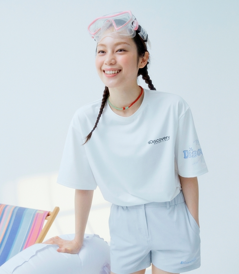 韓國代購 Discovery Expedition 炎熱夏季圖案水短袖 上衣 TEE JUN-